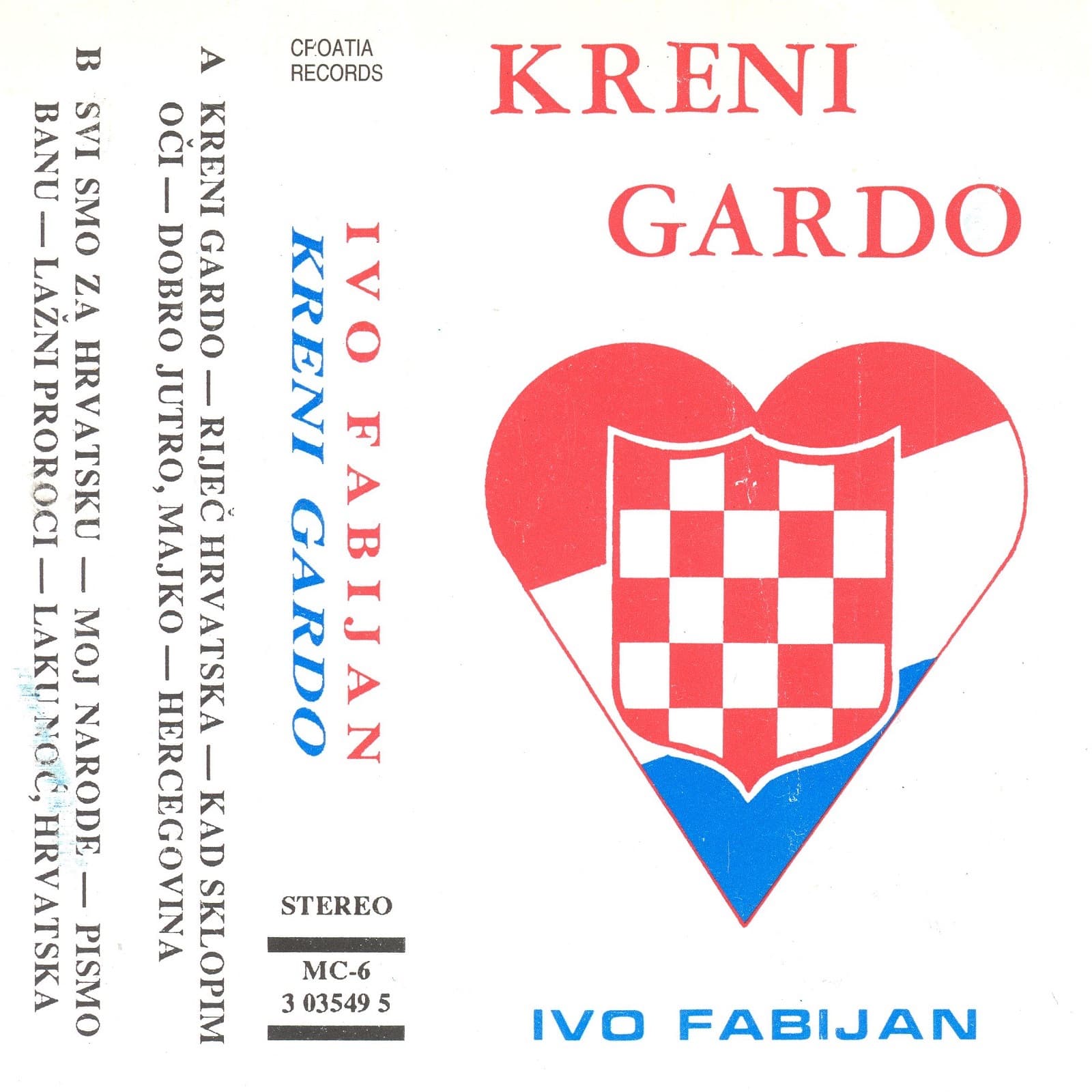 Prednja strana izdanja Kreni Gardo Ive Fabijana